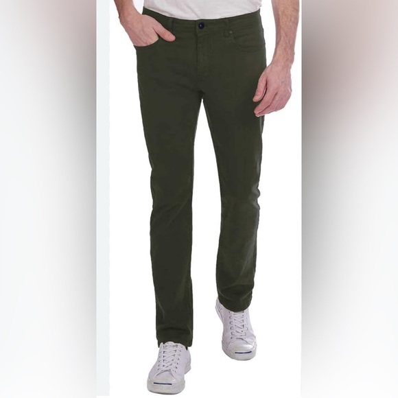 Jachs Green Slim Jeans with Classic Fit - Picture 1 of 6